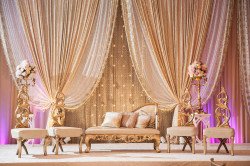 Curtain String Lights ~ Warm White Pipe & Drape