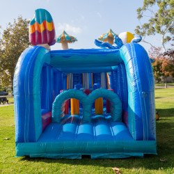 JCXD OC45PP 22201 1710519274 Pool Party Dual Lane Wet/Dry Obstacle Course