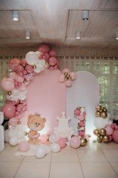 Single Panel Chiara Arch Balloon ~ Custom Design Backdrop Display