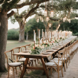 Rustic Farm Table 8' x 40'